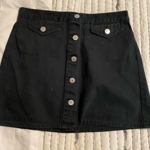 Button down skirt